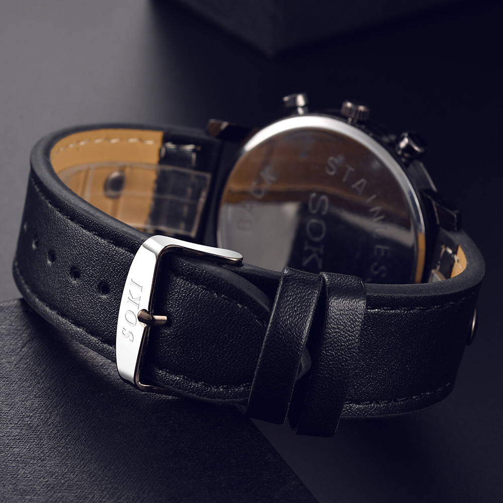 Jam Tangan Pria Ramping Jam Ta - Leather Watch Band Men ulasan dan harga