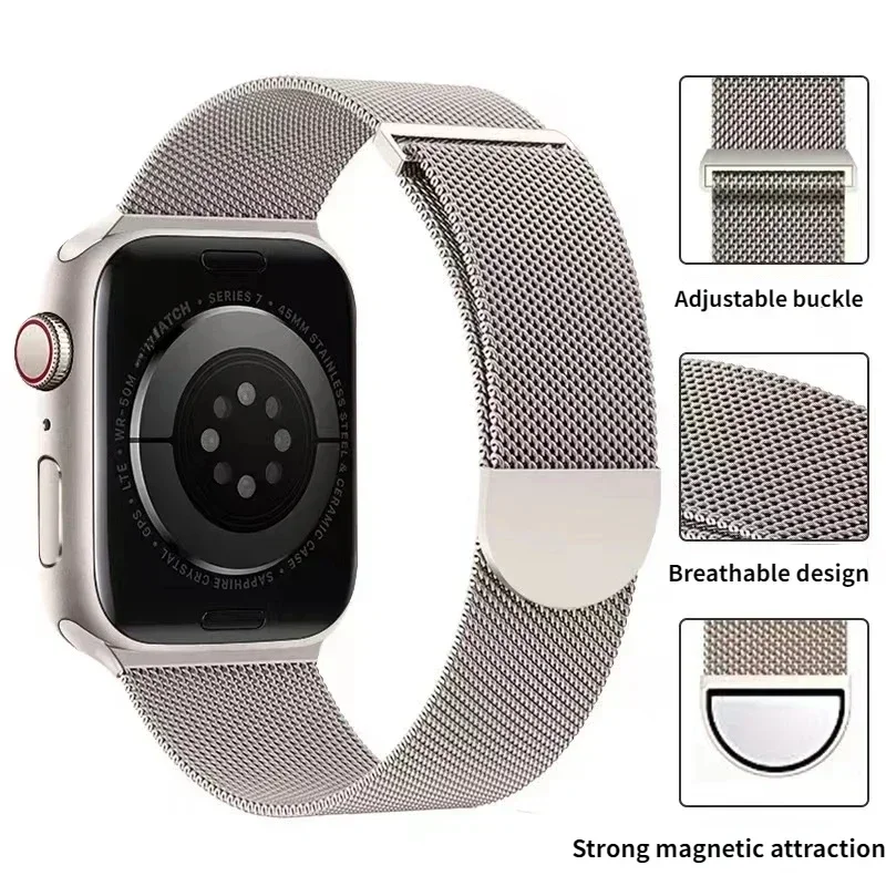 Tali jam magnetik untuk Apple  - Milanese Loop Magnetic ulasan dan harga