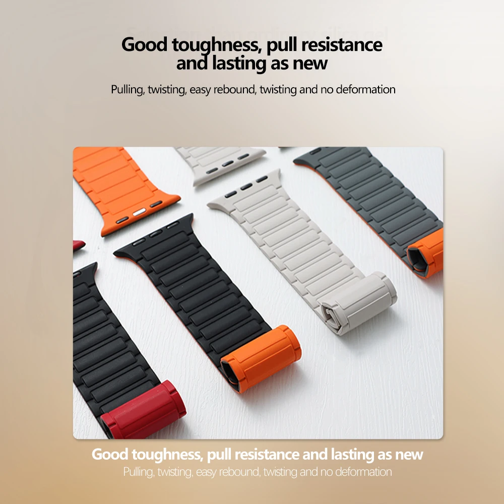 Tali silikon untuk iWatch, tal - Milanese Loop Magnetic ulasan dan harga