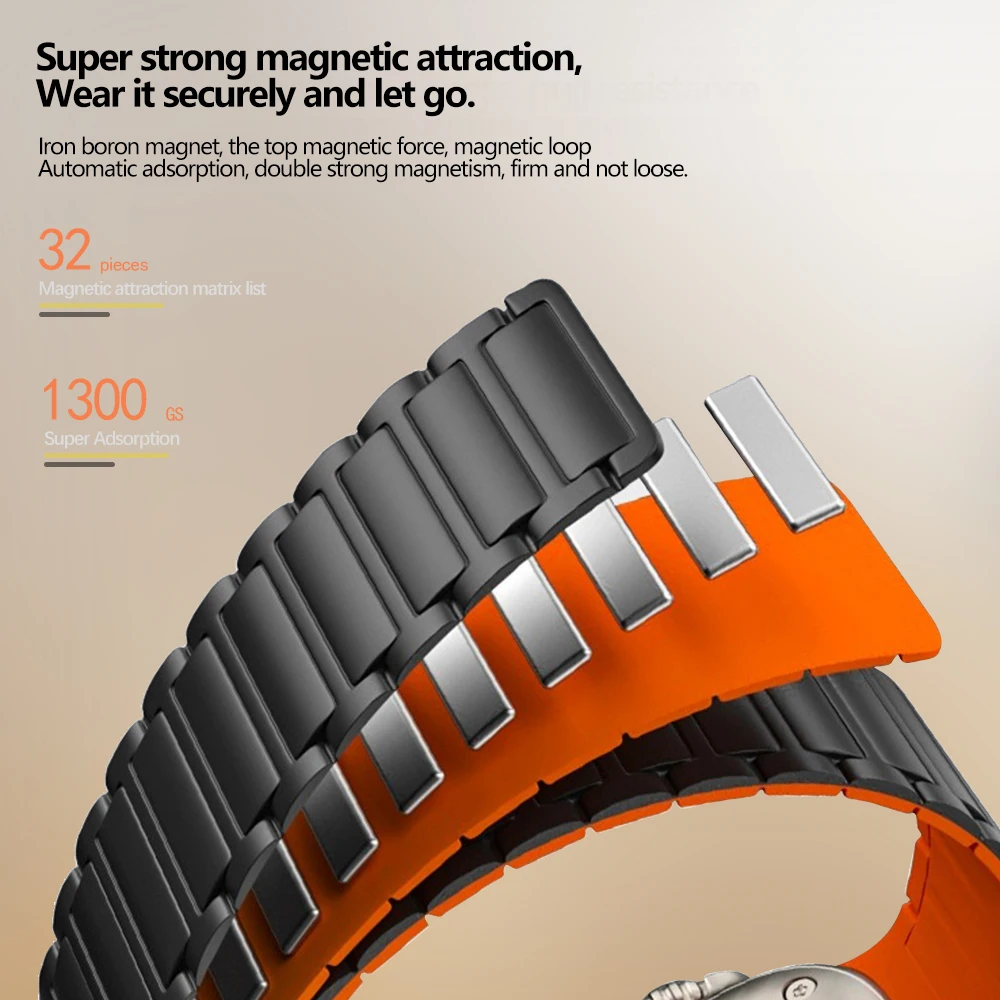 Tali silikon untuk iWatch, tal - Milanese Loop Magnetic ulasan dan harga