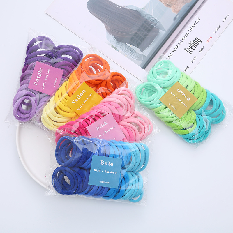 50 Buah/Set Ikat Rambut Dasar  - Silicone Band Women ulasan dan harga