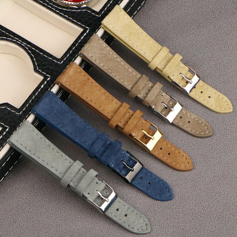 Tali jam tangan kulit Suede Pr - Suede Strap Watch ulasan dan harga
