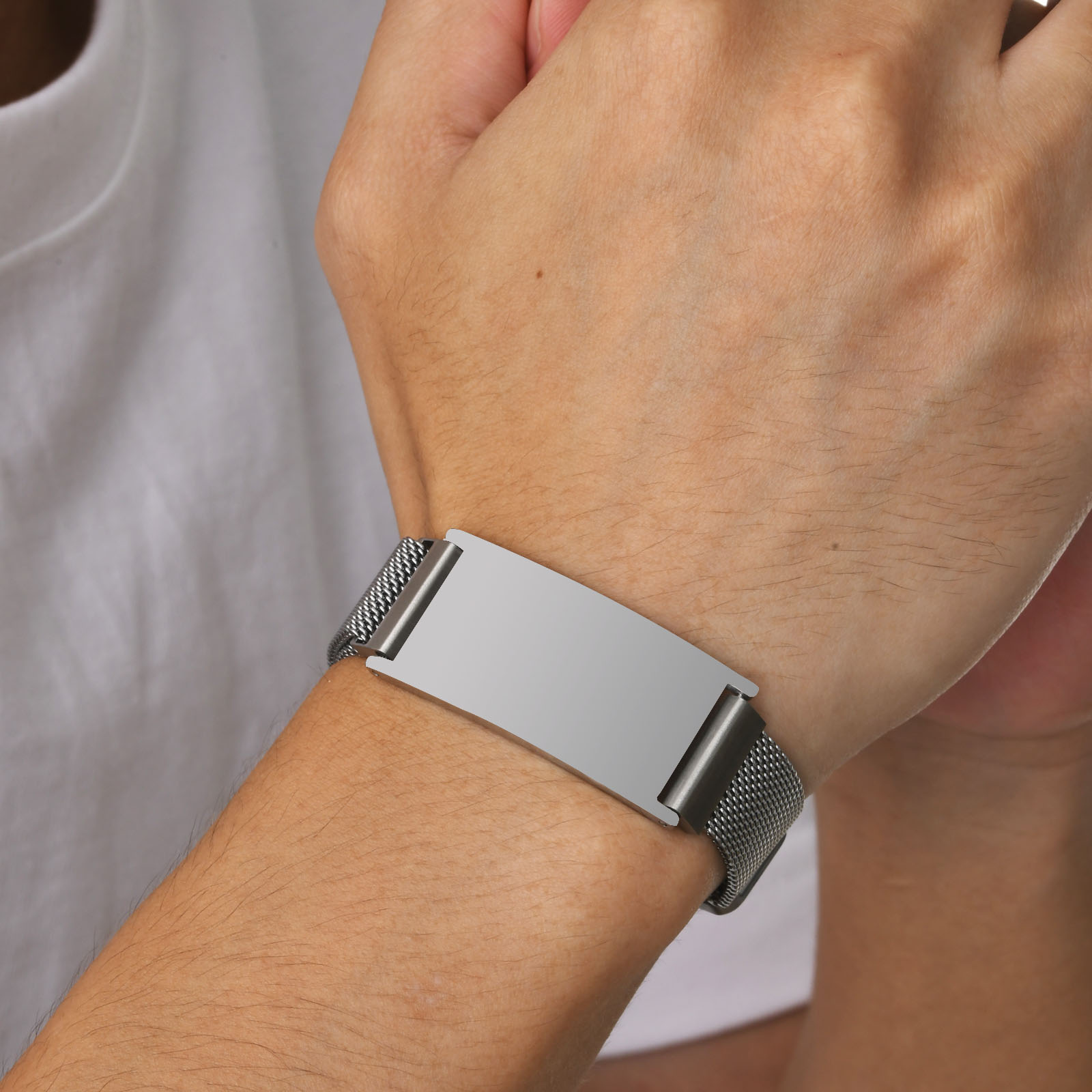 Gelang tali jala magnetik Chun - Mesh Strap Metal ulasan dan harga