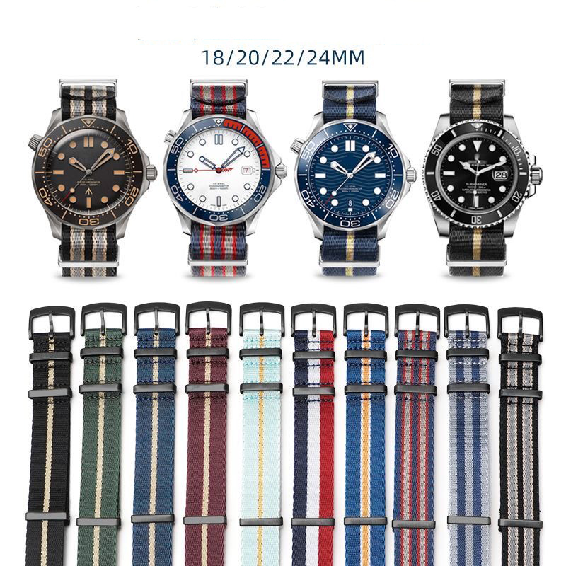 Tali Jam Nilon Unggulan untuk  - Nato Strap Nylon ulasan dan harga