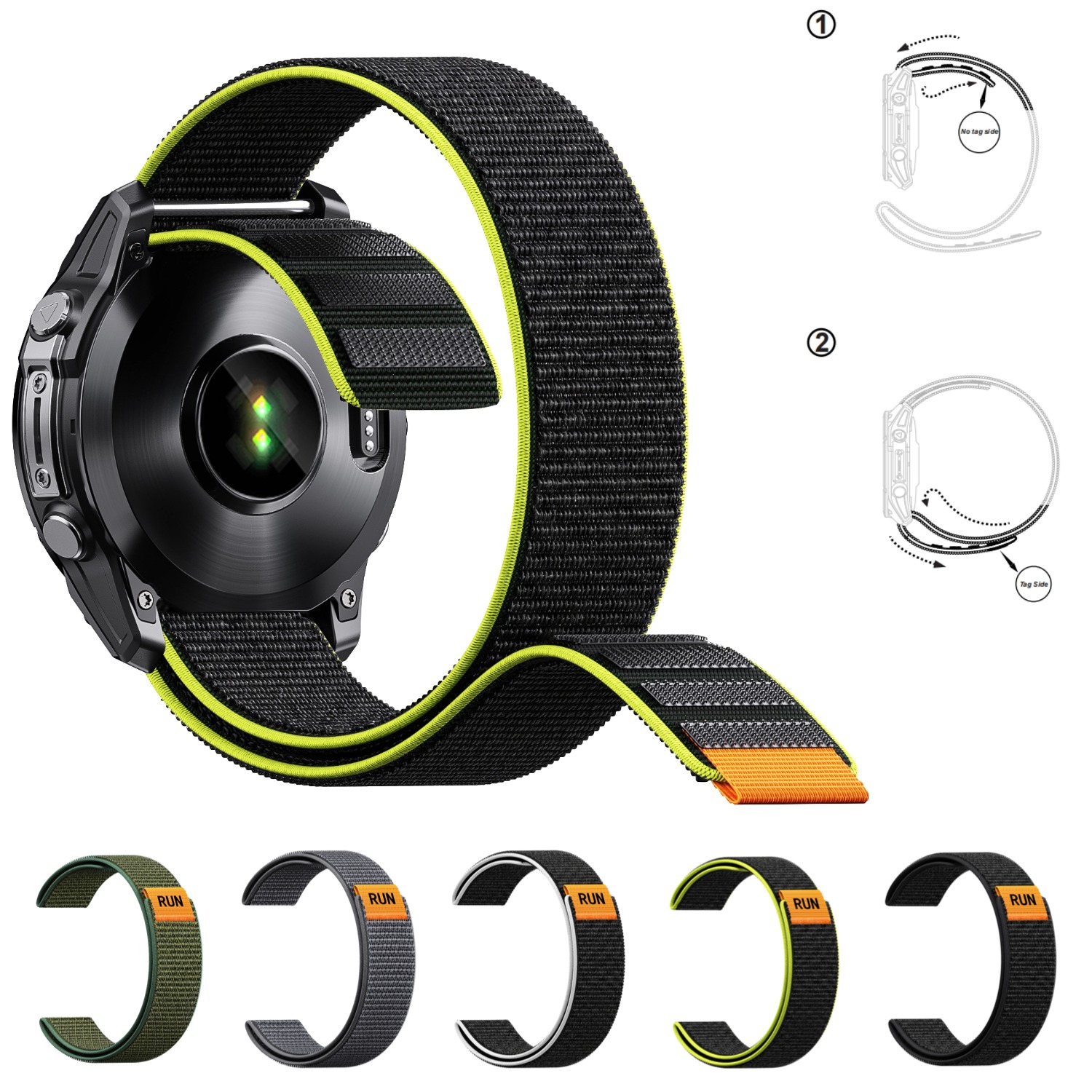 Tali Jam Tangan Ultra Ringan T - Sport Loop Velcro ulasan dan harga