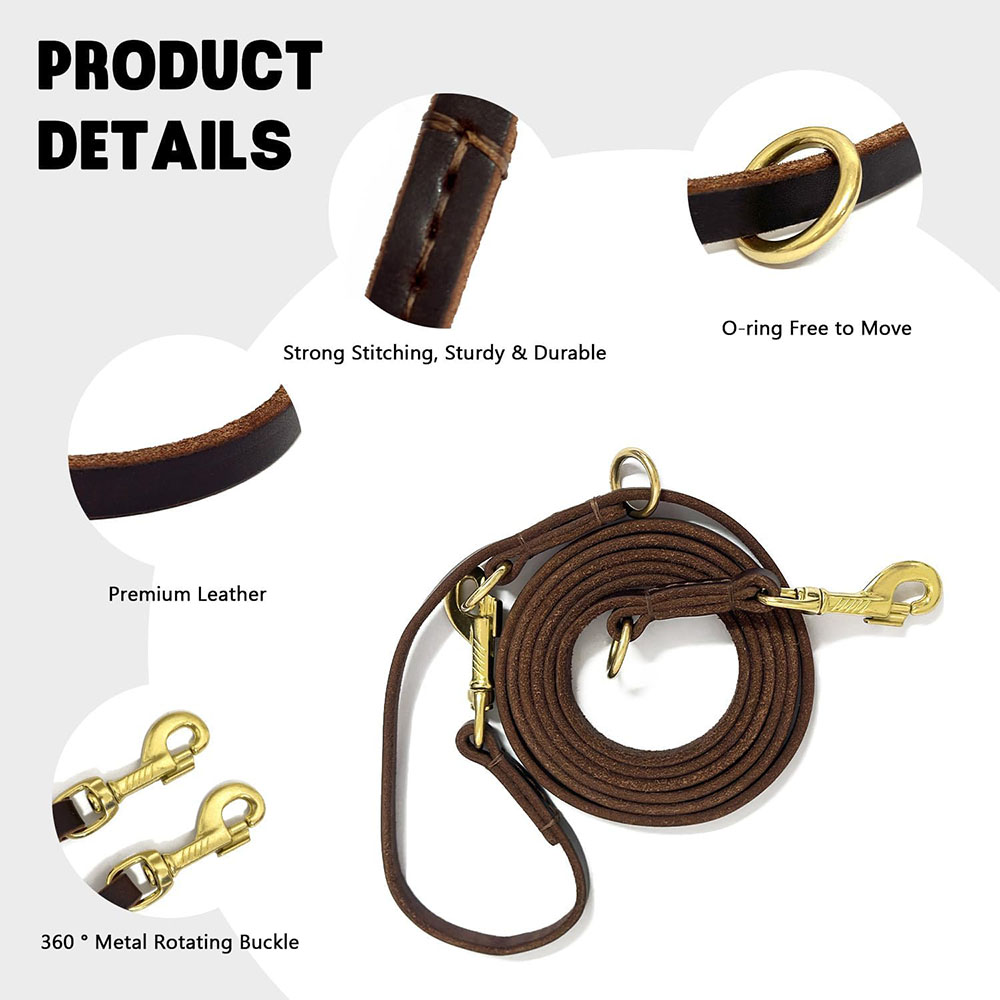 Tali Anjing Kulit Multifungsi, - Leather Strap Quick Release ulasan dan harga
