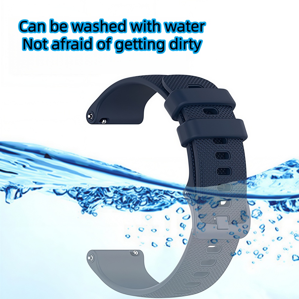 Gelang Silikon Lepas Cepat 16m - Silicone Watch Band 22Mm ulasan dan harga