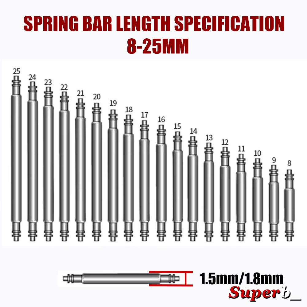 360 Buah Dia 1.3Mm/1.5Mm/1.8Mm - Spring Bar Tool Set ulasan dan harga