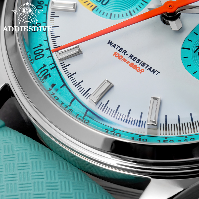 ADDIESDIVE Jam Tangan Chronogr - Rubber Strap Diver ulasan dan harga