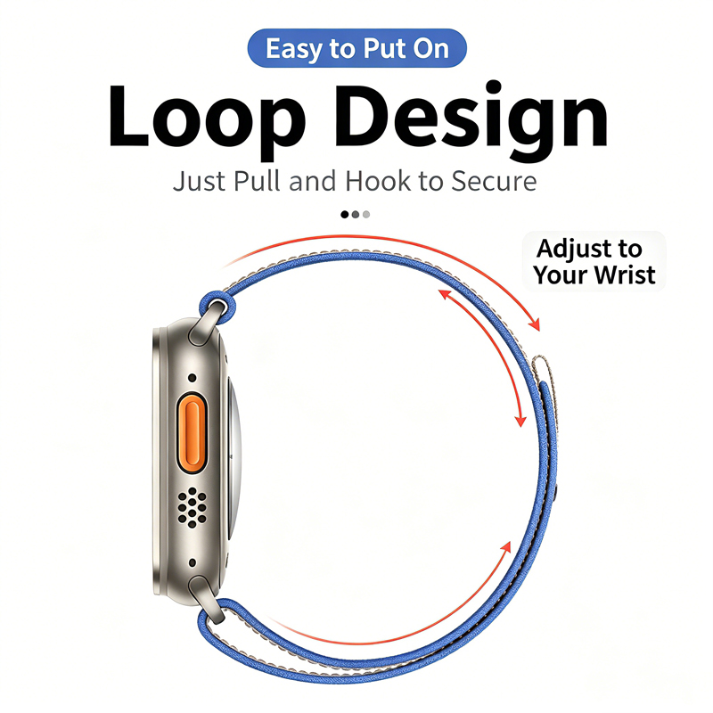 Tali Jam Tangan Loop Canggih d - Sport Loop Velcro ulasan dan harga