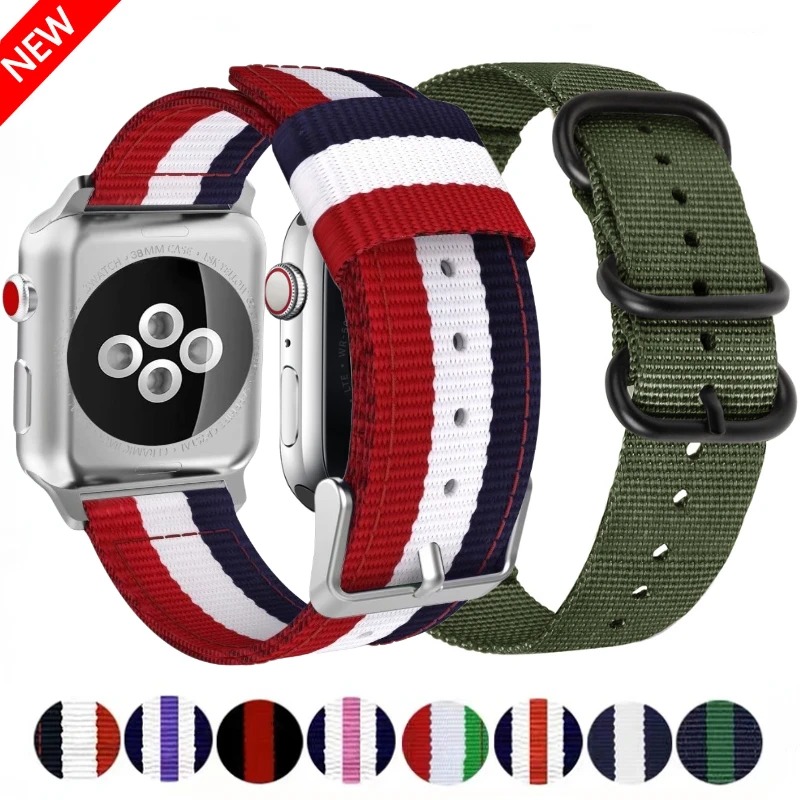 Tali Kanvas Nilon untuk Apple  - Canvas Strap Watch ulasan dan harga