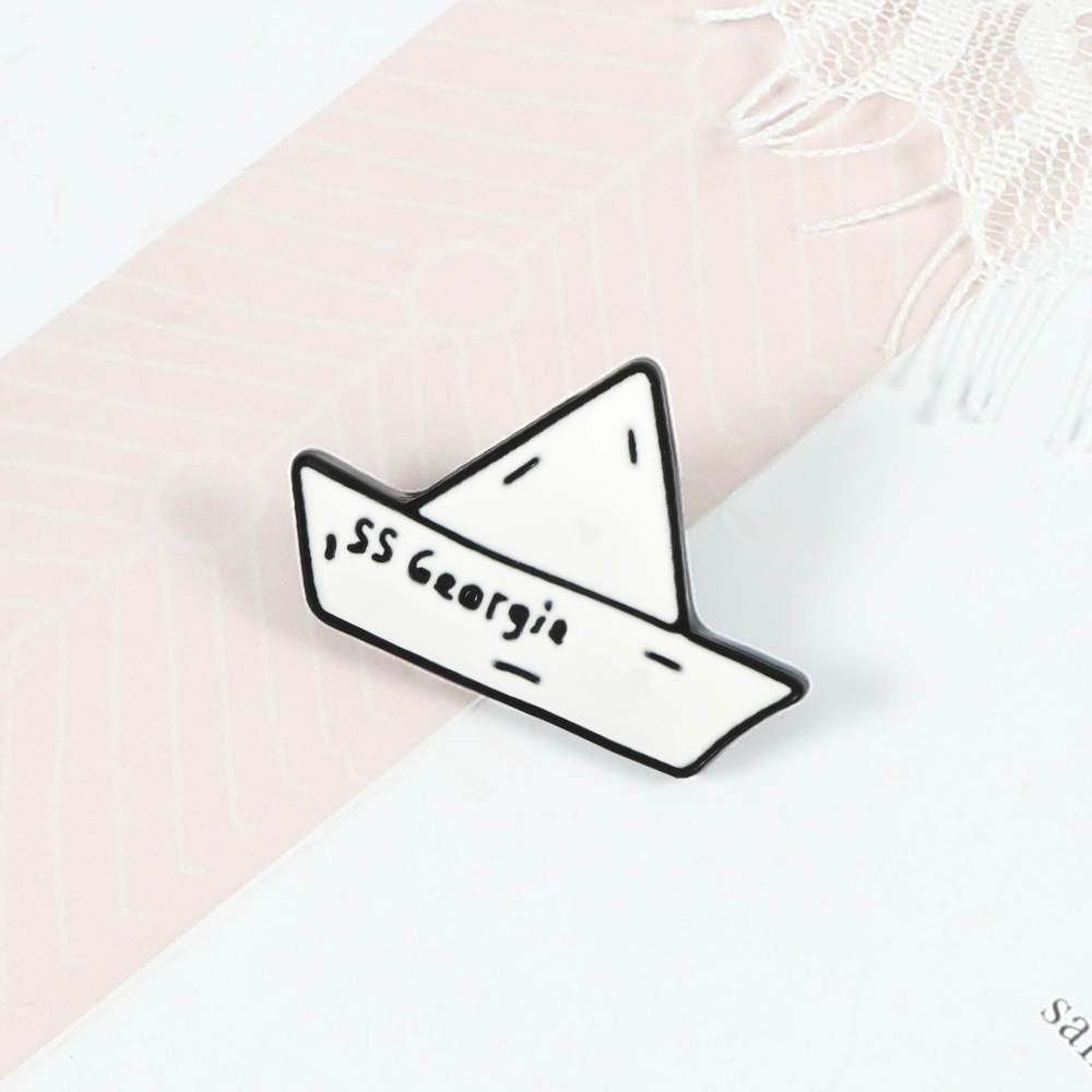 Pin Enamel Perahu Kertas SS Ge - Buckle Pin Ss ulasan dan harga