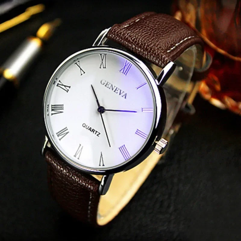 Jam tangan kuarsa Merek Terken - Leather Watch Band Men ulasan dan harga