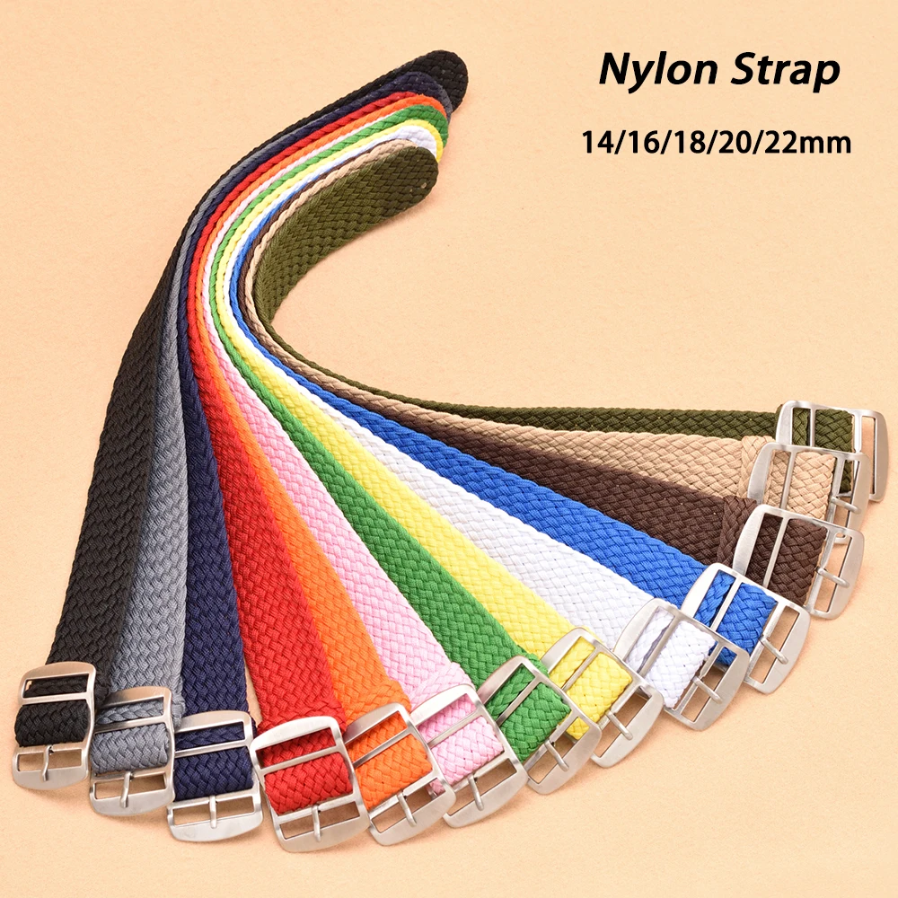 Tali jam tangan nilon tenun 14 - Perlon Strap Woven ulasan dan harga