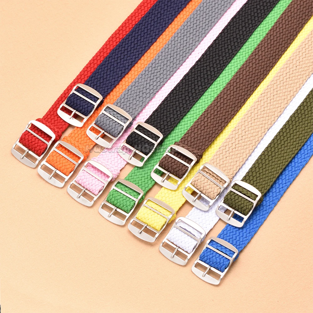 Tali jam tangan nilon tenun 14 - Perlon Strap Woven ulasan dan harga