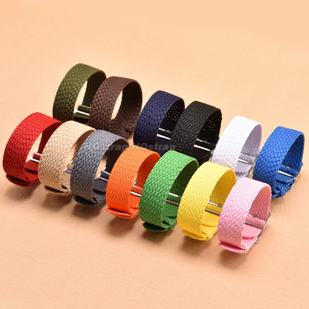 Tali jam tangan nilon tenun 14 - Perlon Strap Woven ulasan dan harga