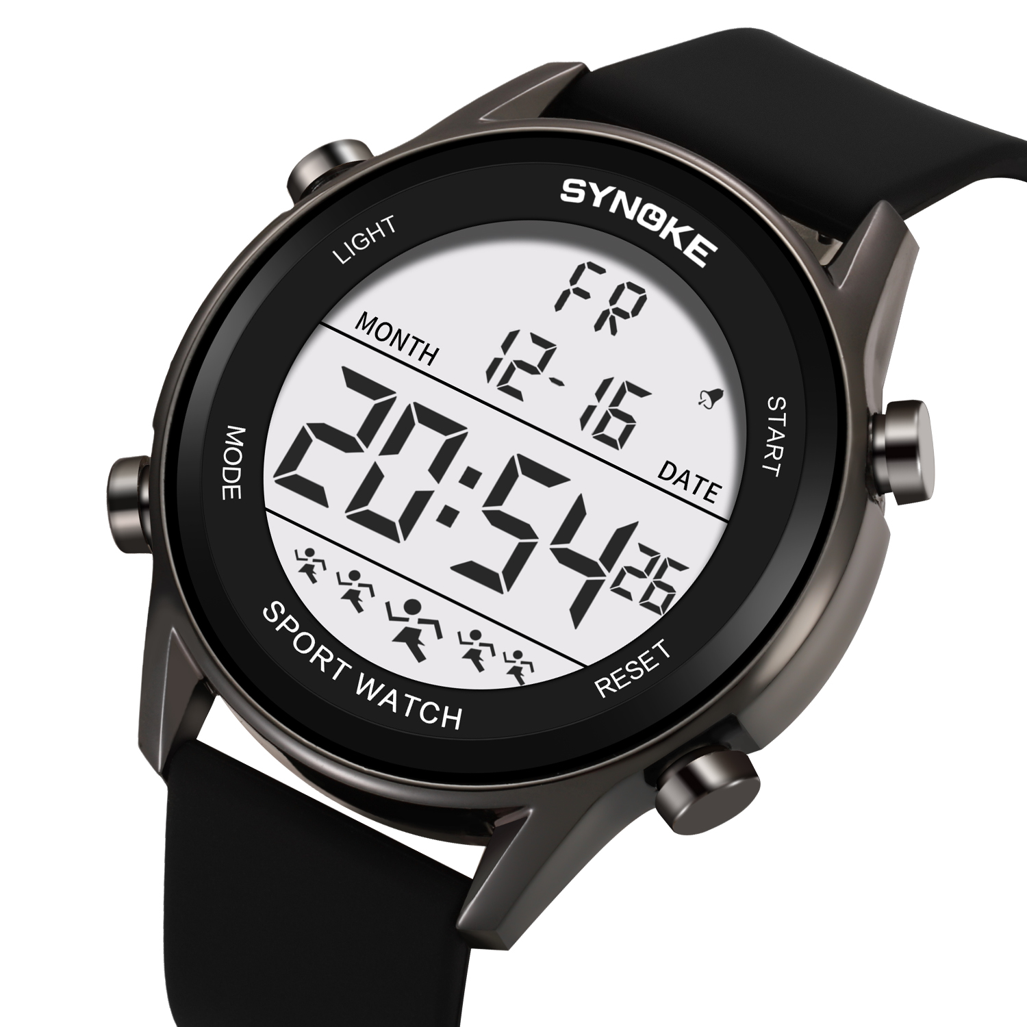 Jam tangan Digital untuk pria  - Rubber Strap Diver ulasan dan harga