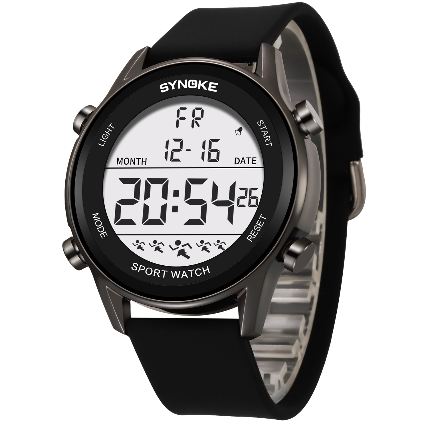 Jam tangan Digital untuk pria  - Rubber Strap Diver ulasan dan harga