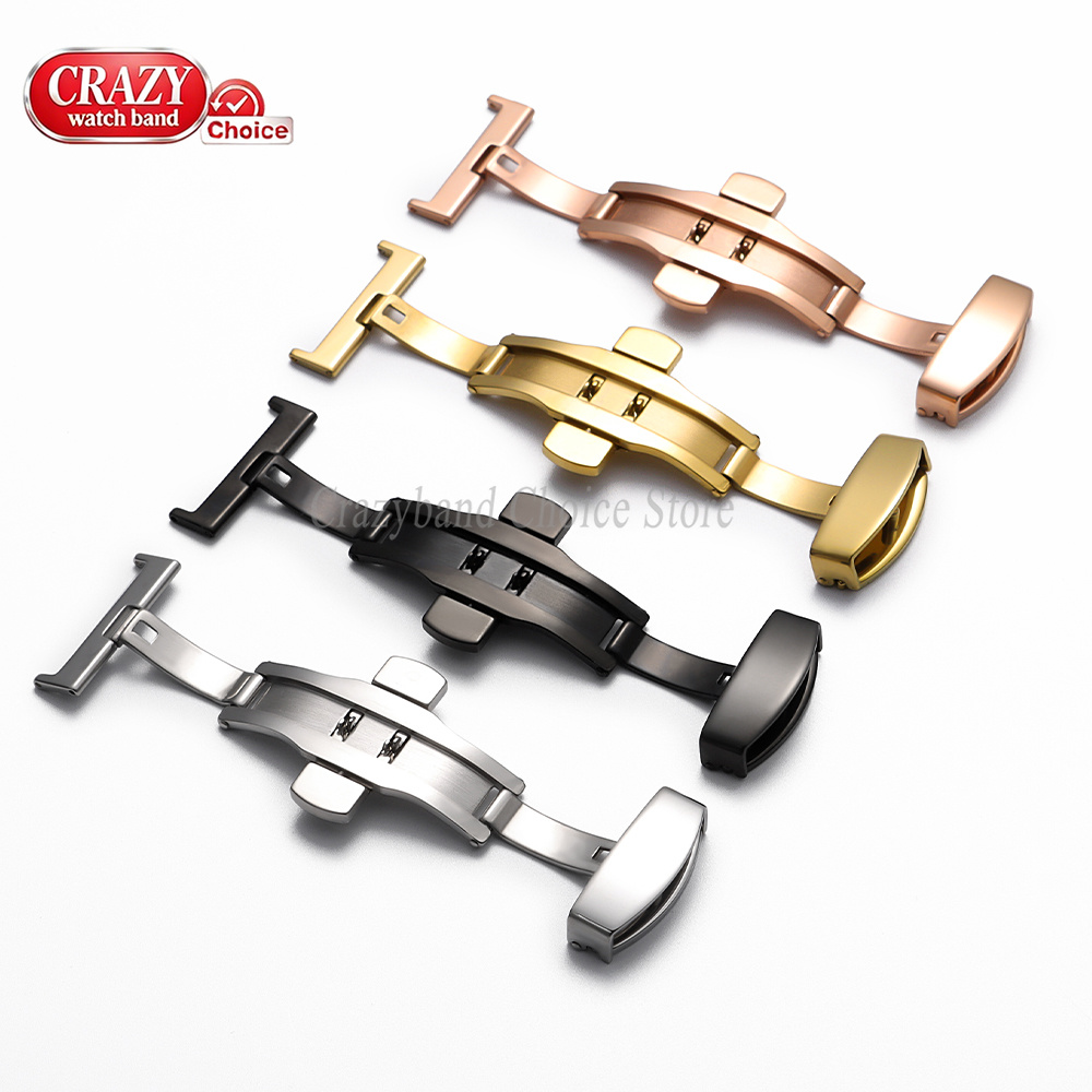Gesper Kupu-kupu Baja Tahan Ka - Butterfly Clasp Deployant ulasan dan harga