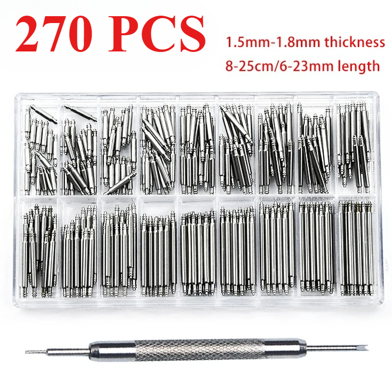 270 Buah/Set Batang Pegas Baja - Spring Bar Tool Set ulasan dan harga