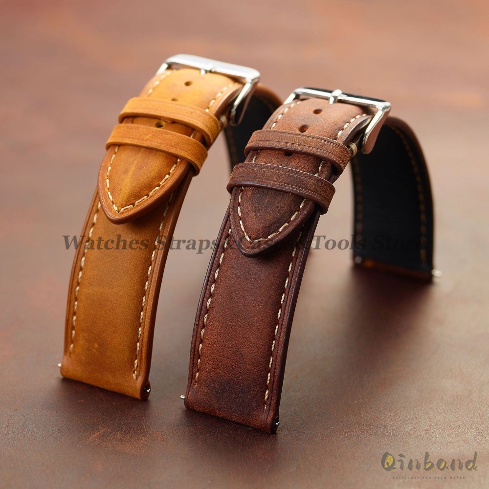 Tali Jam Tangan Kulit Sapi Ant - Leather Strap Quick Release ulasan dan harga