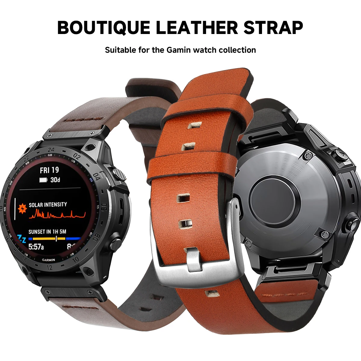 Tali Pas Cepat 26Mm 22Mm untuk - Leather Strap Quick Release ulasan dan harga