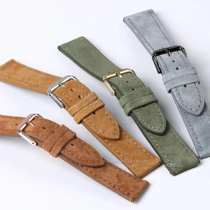 Gelang jam kulit asli Suede un - Suede Strap Watch ulasan dan harga