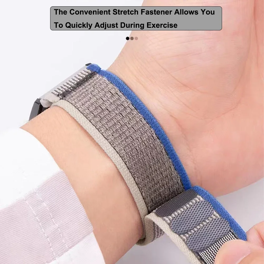 Gelang Jam Trail Loop 20/22Mm  - Sport Loop Velcro ulasan dan harga