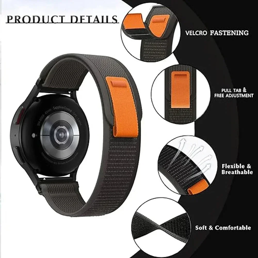 Gelang Jam Trail Loop 20/22Mm  - Sport Loop Velcro ulasan dan harga