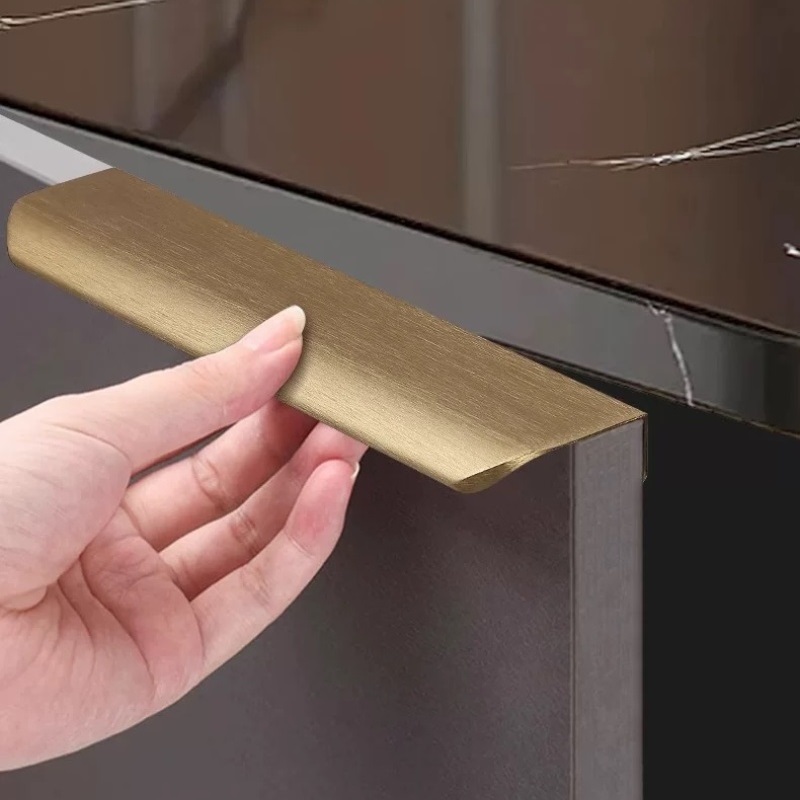 Gagang Kabinet Aluminium Tak T - Curved Spring Bar ulasan dan harga